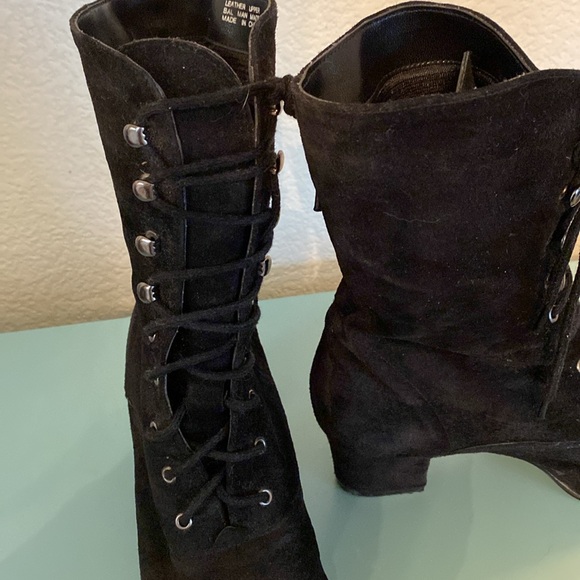 VINTAGE 1980s Platform Boots - Picture 6 of 9
